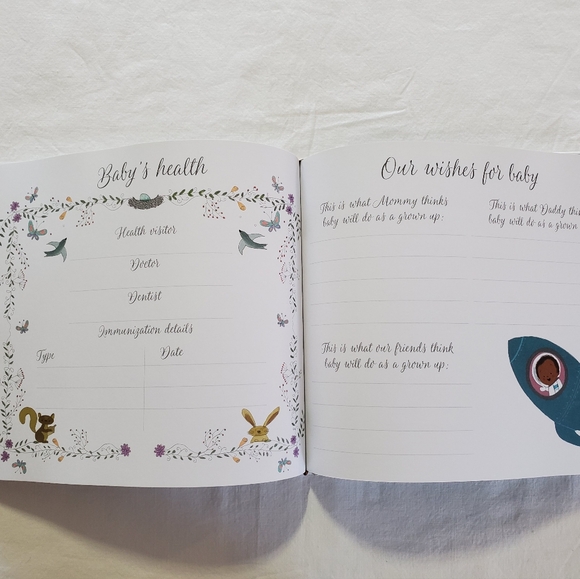 Adorable Baby Keepsake Book - "My Baby Record Album", NEW - Picture 10 of 12